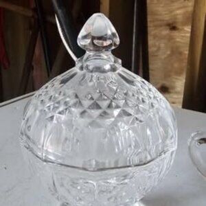 Vintage Crystal D'arques Longchamp Candy Dish